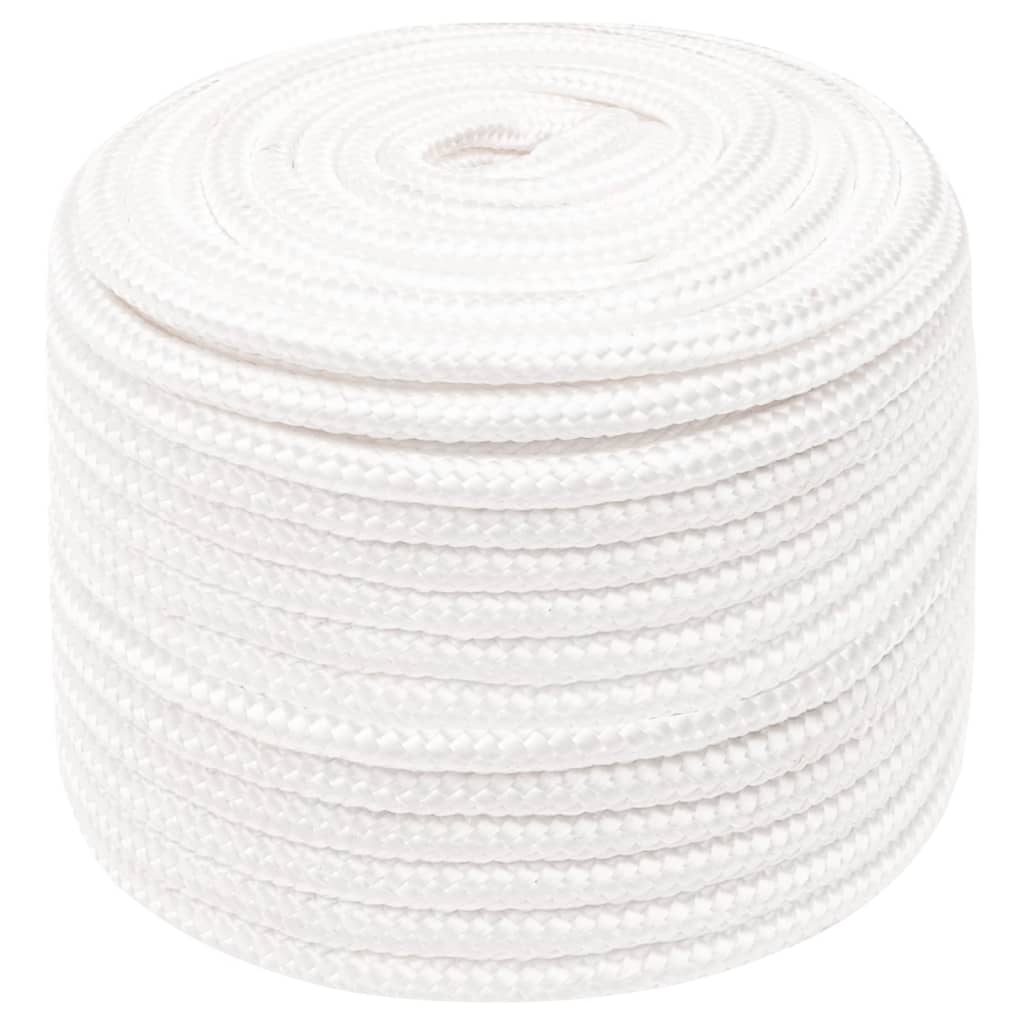 Corda de barco 12 mm 50 m polipropileno branco completo