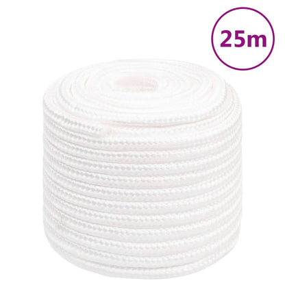 Corda de barco 16 mm 25 m polipropileno branco completo