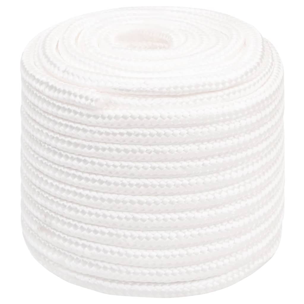 Corda de barco 16 mm 25 m polipropileno branco completo