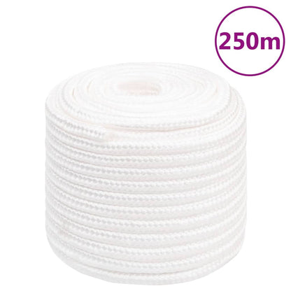 Corda de barco 16 mm 250 m polipropileno branco completo