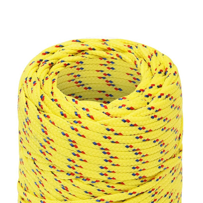 Corda de barco 2 mm 50 m polipropileno amarelo