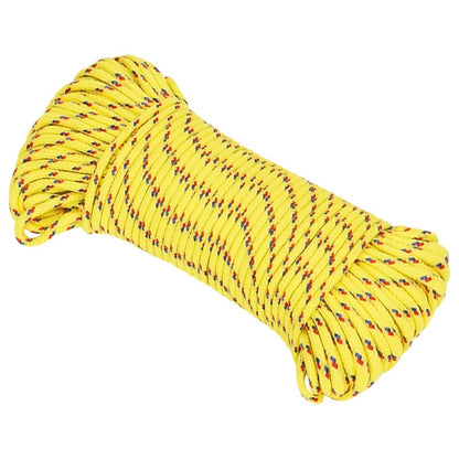 Corda de barco 3 mm 250 m polipropileno amarelo