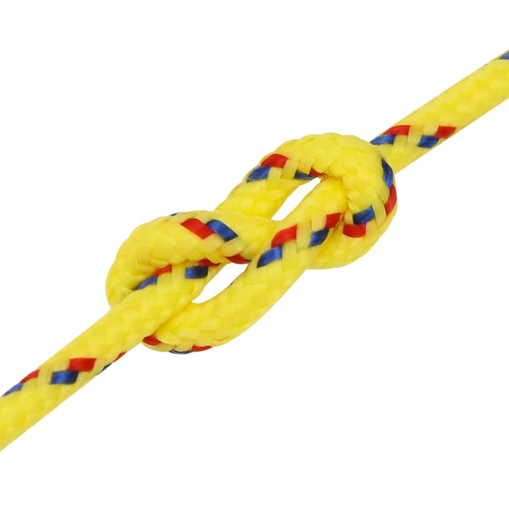 Corda de barco 4 mm 250 m polipropileno amarelo