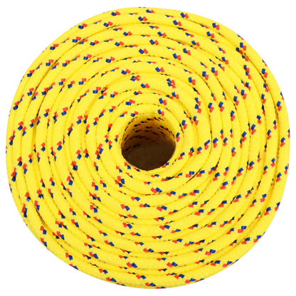 Corda de barco 6 mm 25 m polipropileno amarelo