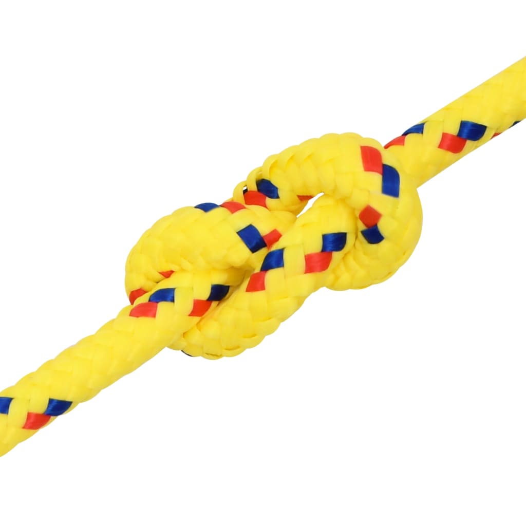 Corda de barco 6 mm 25 m polipropileno amarelo