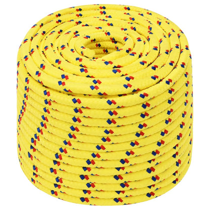 Corda de barco 14 mm 250 m polipropileno amarelo