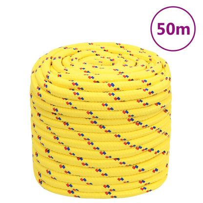 Corda de barco 16 mm 50 m polipropileno amarelo