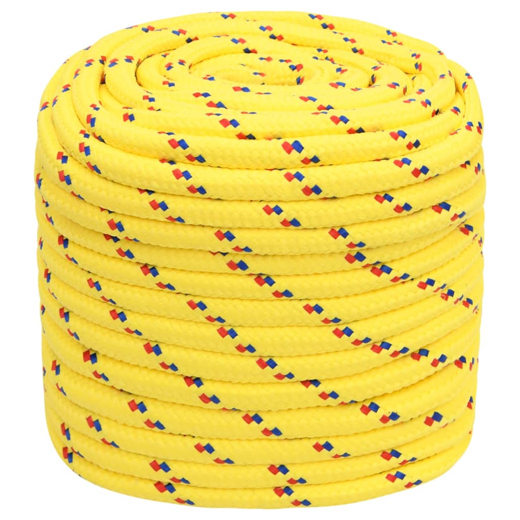 Corda de barco 16 mm 50 m polipropileno amarelo