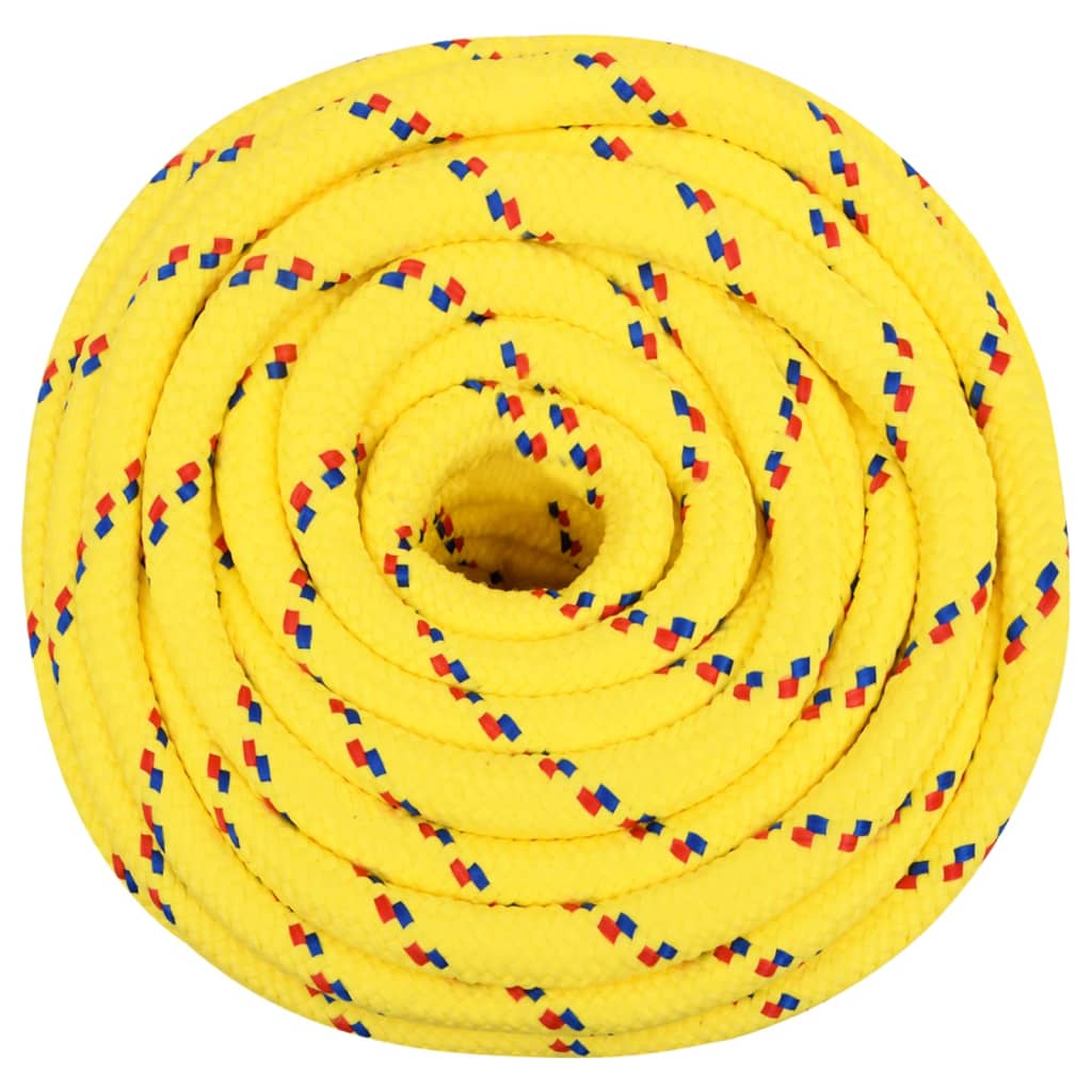 Corda de barco 16 mm 50 m polipropileno amarelo