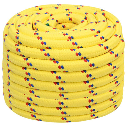 Corda de barco 20 mm 100 m polipropileno amarelo