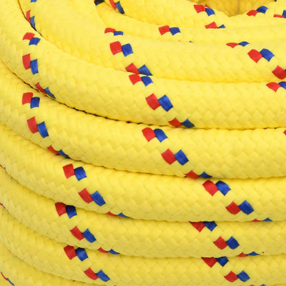 Corda de barco 20 mm 100 m polipropileno amarelo