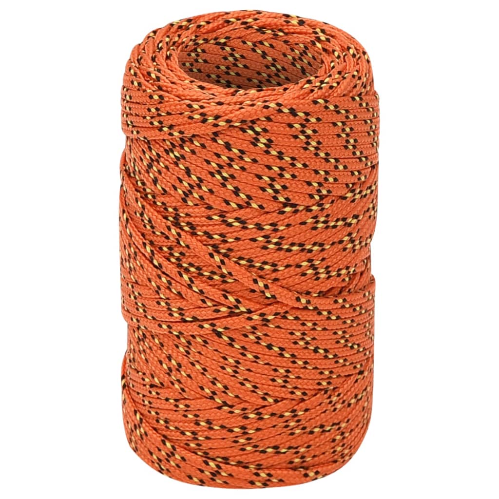 Corda de barco 2 mm 25 m polipropileno laranja