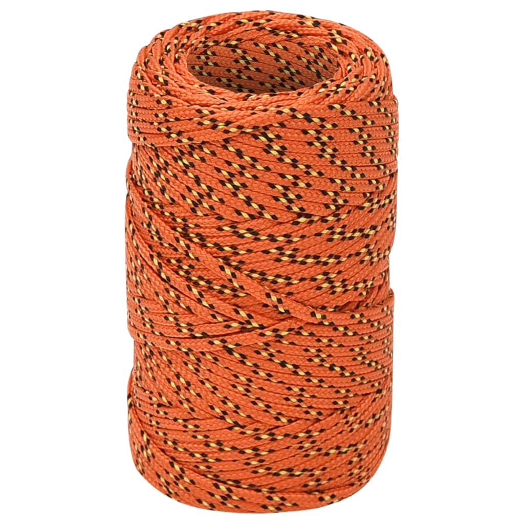 Corda de barco 2 mm 50 m polipropileno laranja