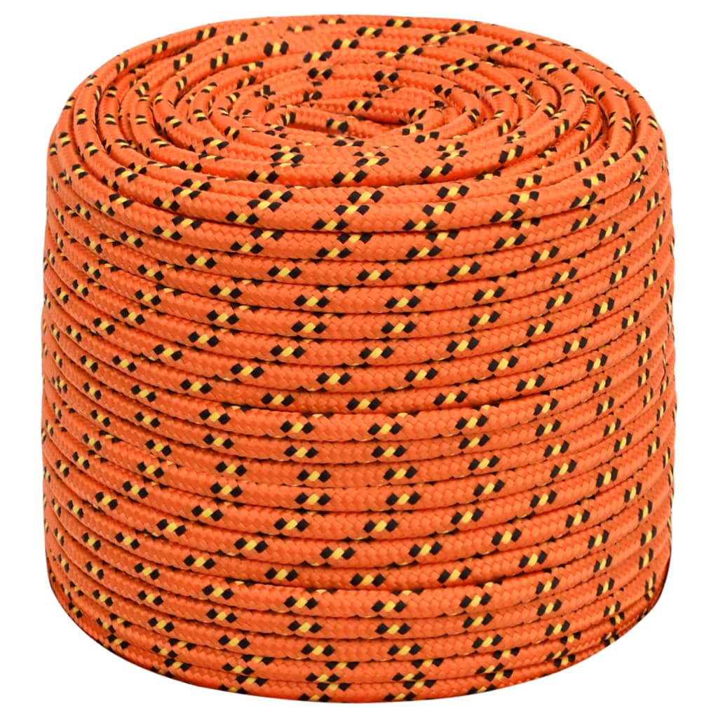 Corda de barco 6 mm 50 m polipropileno laranja