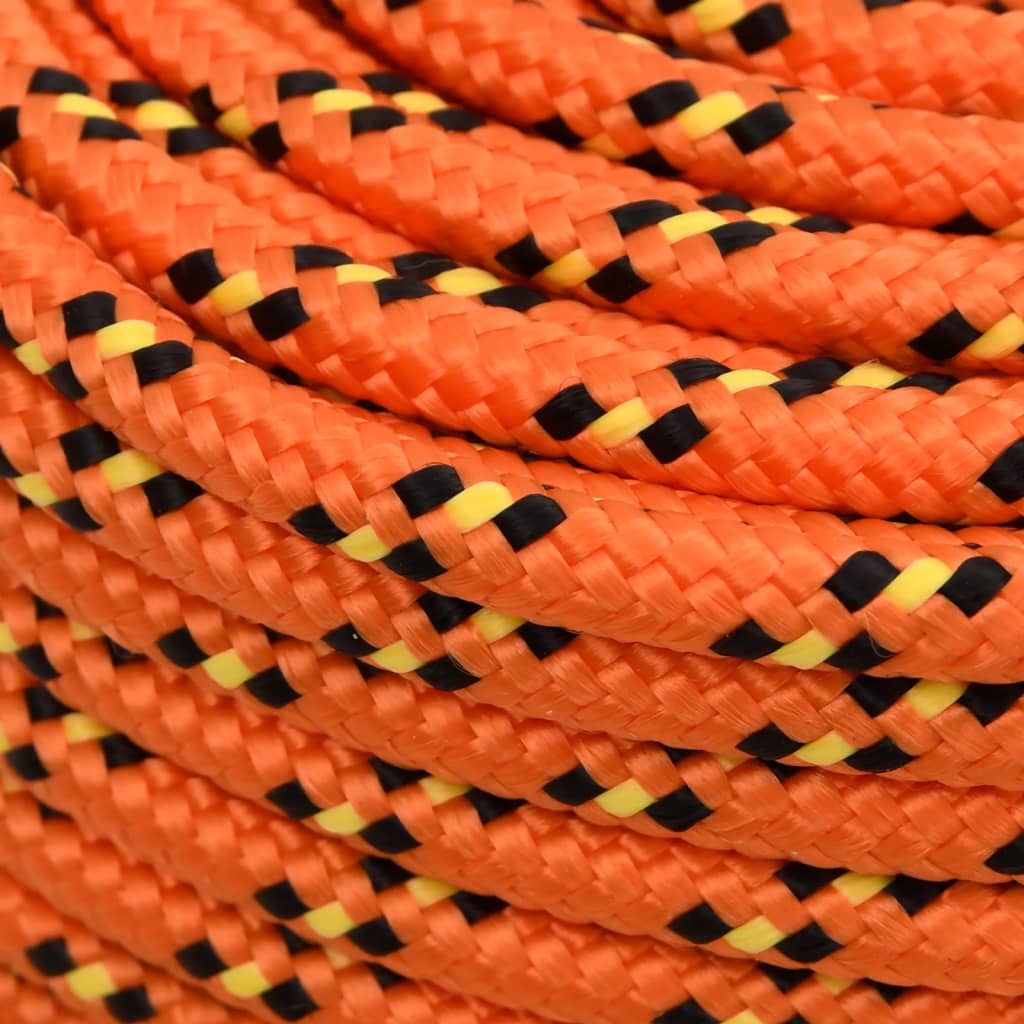 Corda de barco 6 mm 50 m polipropileno laranja