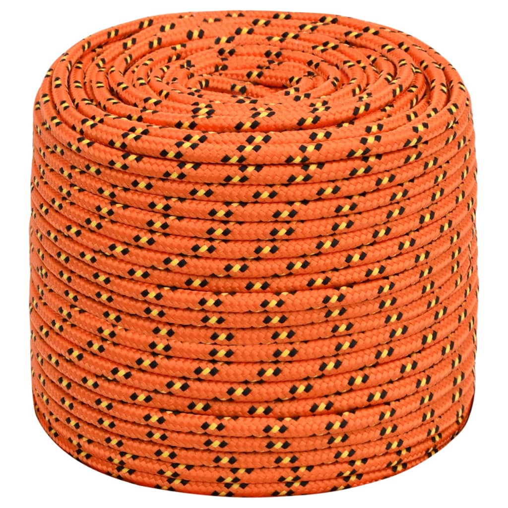 Corda de barco 8 mm 50 m polipropileno laranja