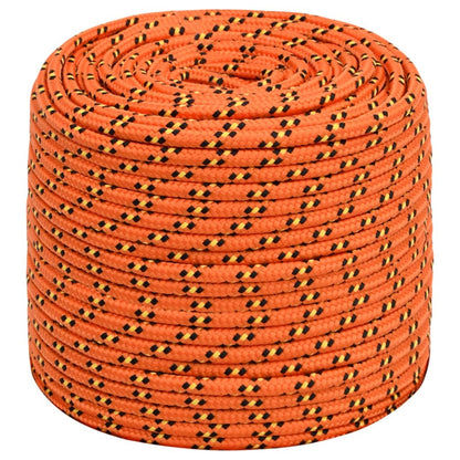 Corda de barco 8 mm 250 m polipropileno laranja