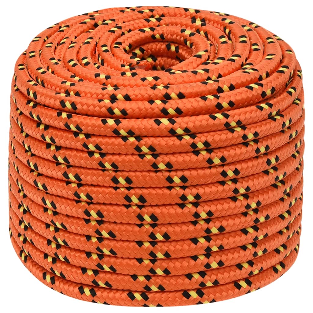 Corda de barco 14 mm 250 m polipropileno laranja