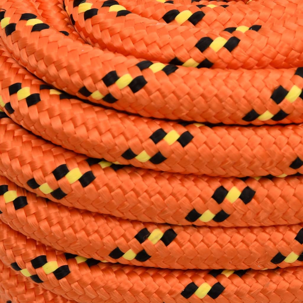 Corda de barco 20 mm 100 m polipropileno laranja