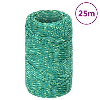 Corda de barco 2 mm 25 m polipropileno verde