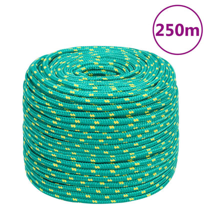 Corda de barco 6 mm 250 m polipropileno verde