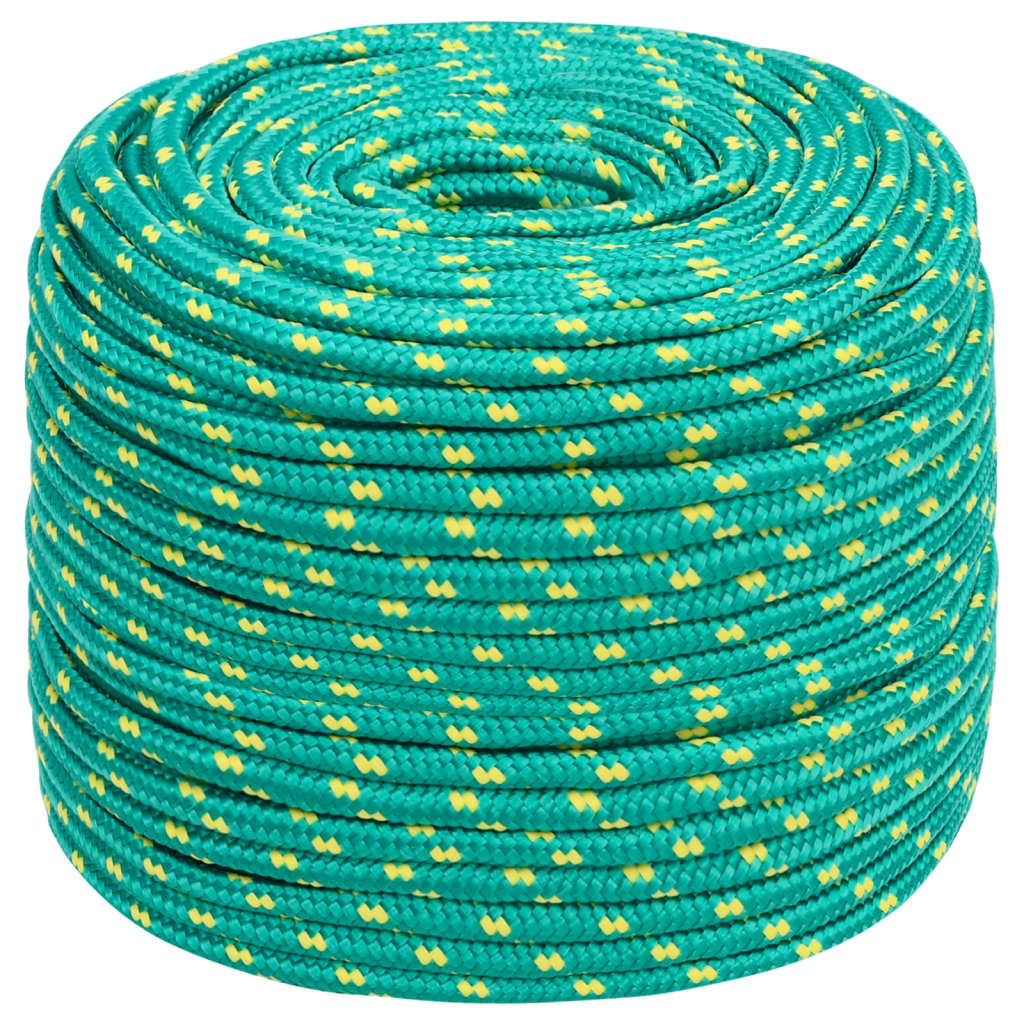 Corda de barco 6 mm 250 m polipropileno verde