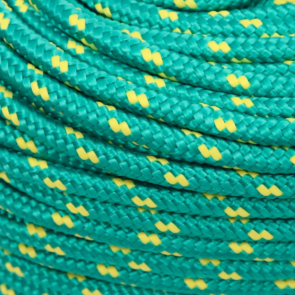 Corda de barco 6 mm 250 m polipropileno verde