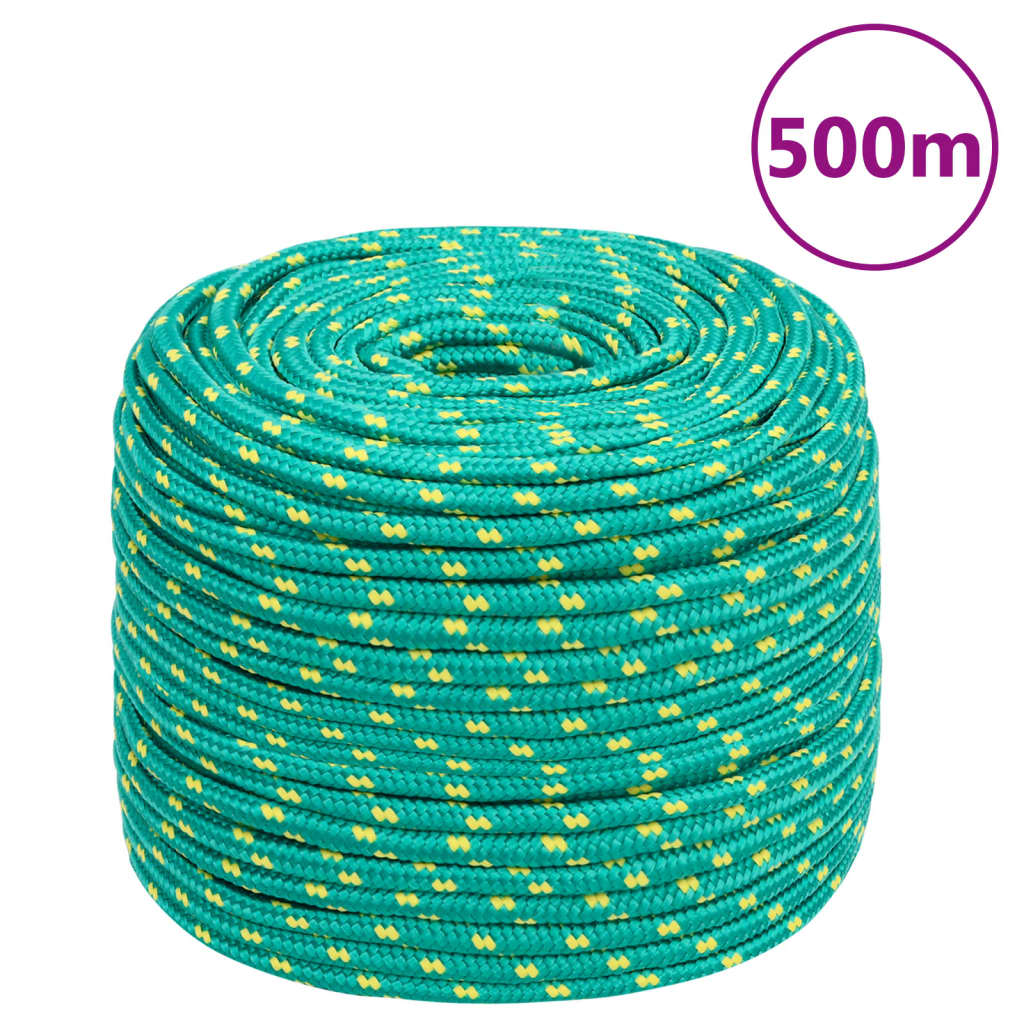 Corda de barco 6 mm 500 m polipropileno verde