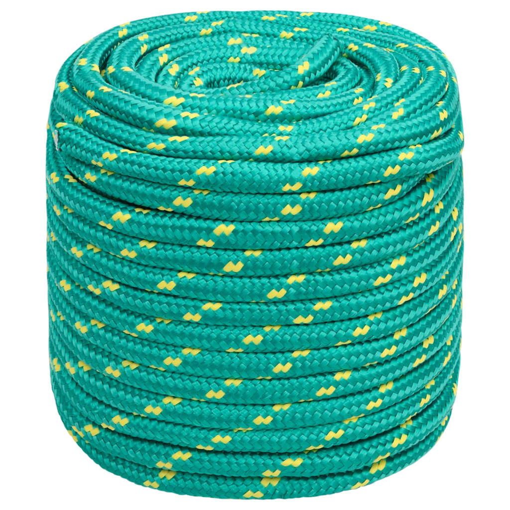 Corda de barco 16 mm 250 m polipropileno verde