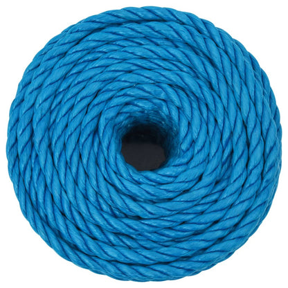 Corda de trabalho 14 mm 25 m polipropileno azul