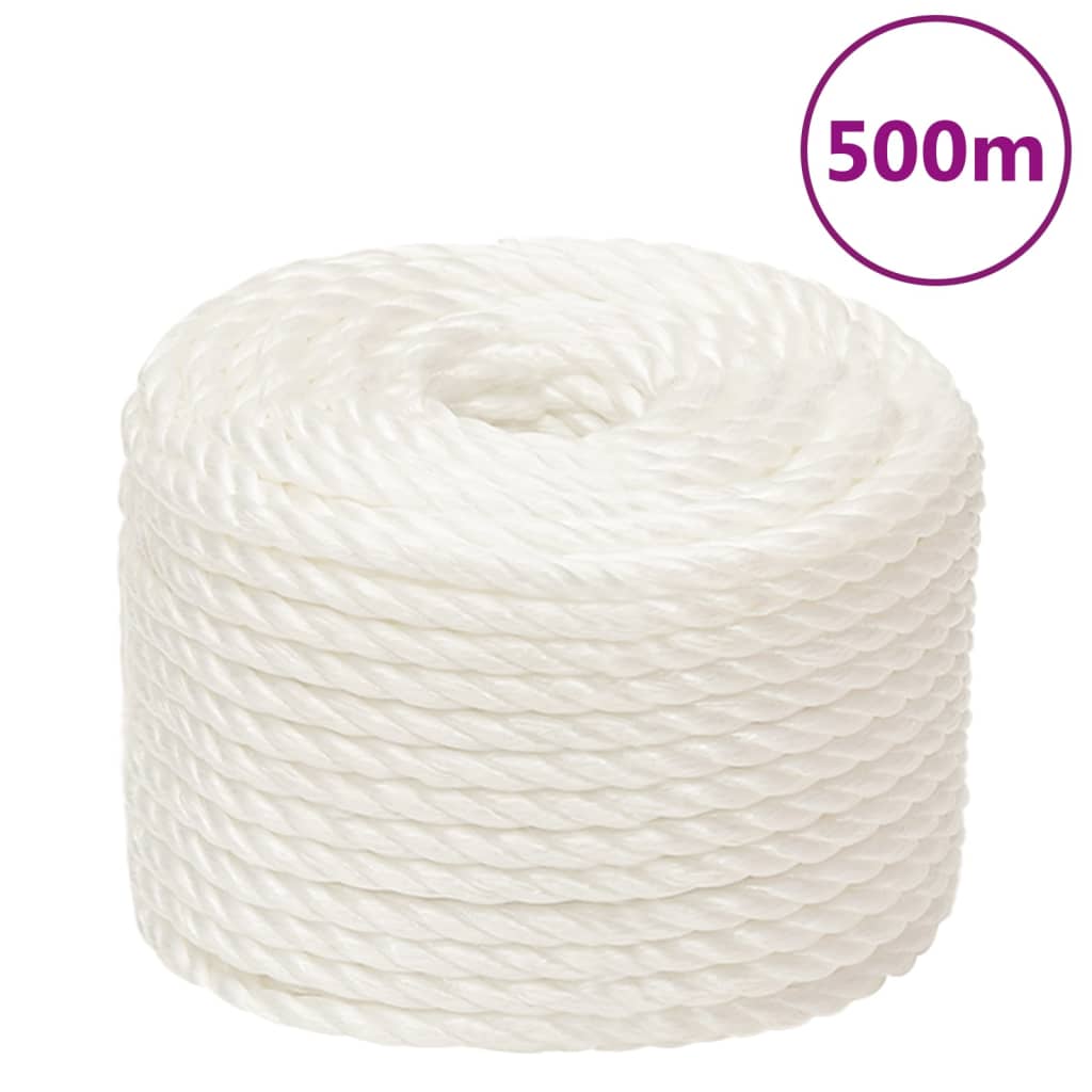 Corda de trabalho 12 mm 500 m polipropileno branco