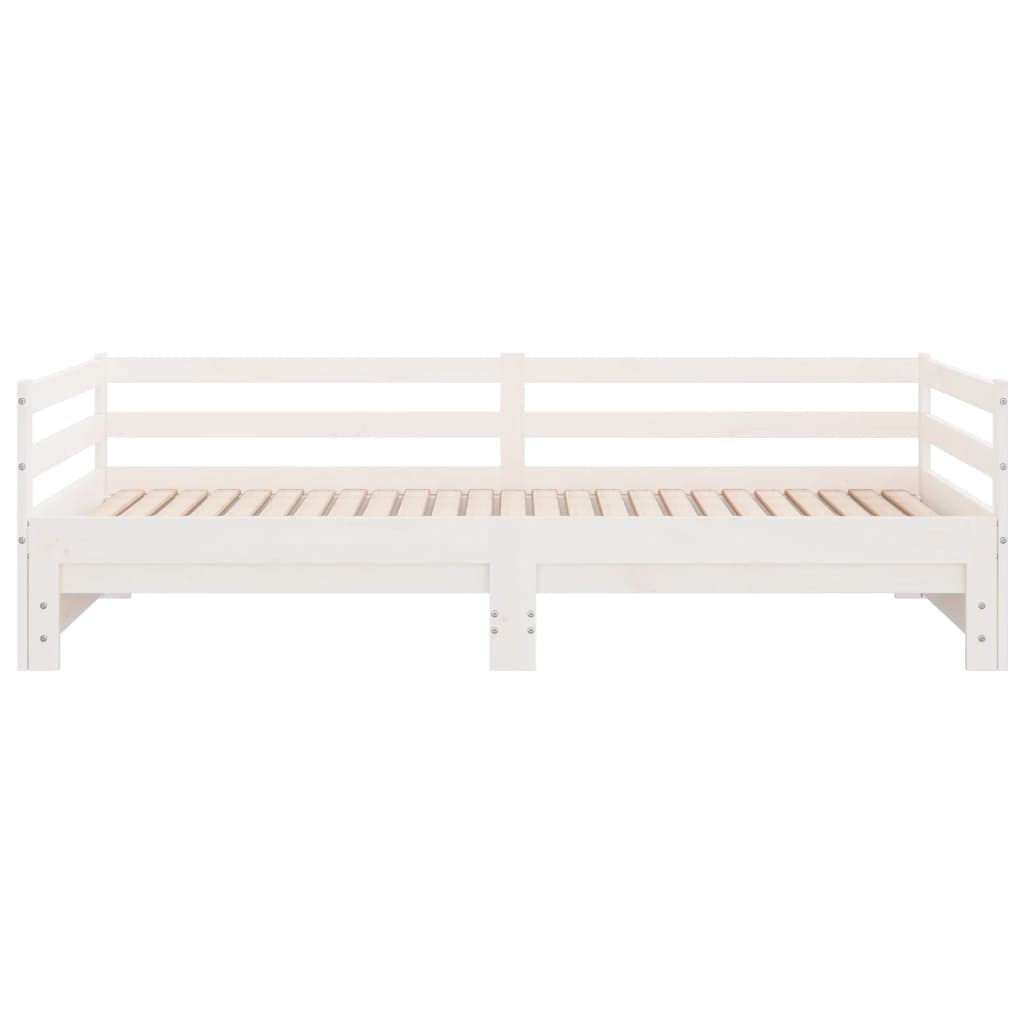 Estrutura sofá-cama de puxar sem colchão 80x200 cm branco