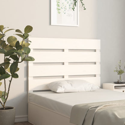 Cabeceira de cama 90x3x80 cm pinho maciço branco