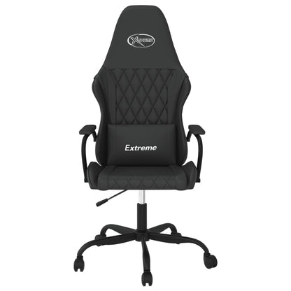 Cadeira gaming de massagens couro artificial preto