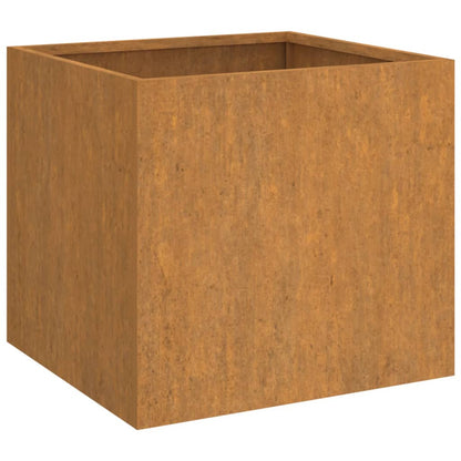 Vasos/floreiras 2 pcs 32x30x29 cm aço corten