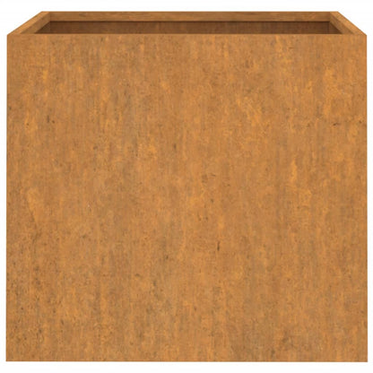 Vasos/floreiras 2 pcs 49x47x46 cm aço corten