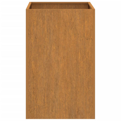 Vaso/floreira 52x48x75 cm aço corten