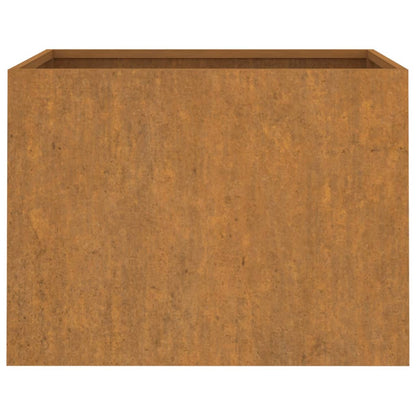 Vaso/floreira 62x47x46 cm aço corten