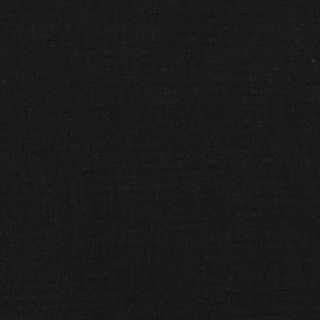 Cabeceira de cama tecido 80x5x78/88 cm preto