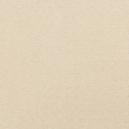 Cabeceira de cama tecido 90x5x78/88 cm creme