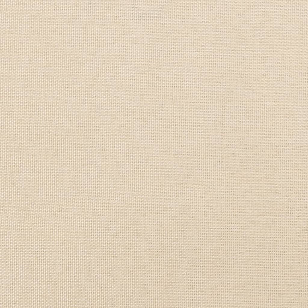 Cabeceira de cama tecido 80x5x78/88 cm creme