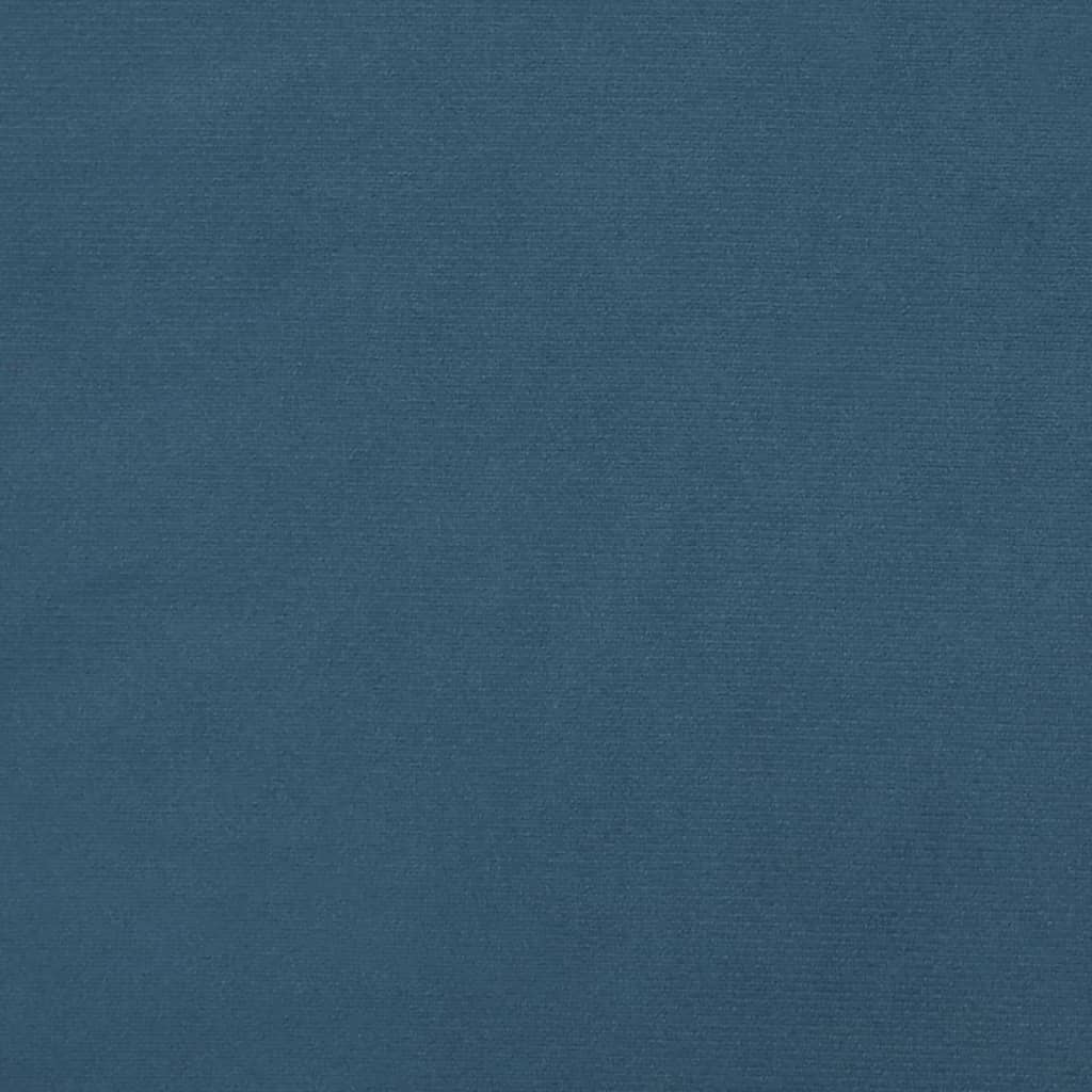 Cabeceira de cama veludo 90x5x78/88 cm azul-escuro