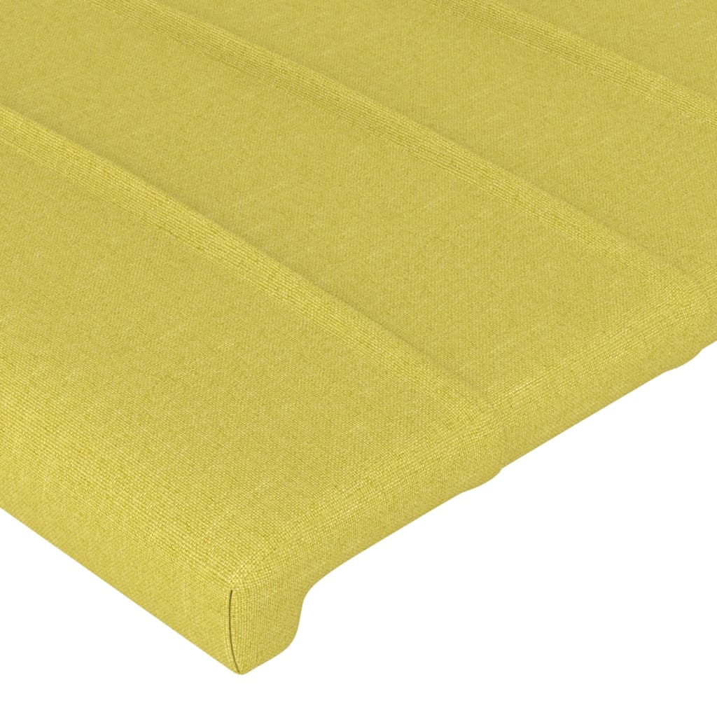 Cabeceira de cama tecido 80x5x78/88 cm verde