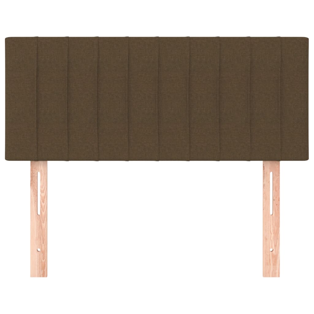 Cabeceira de cama tecido 90x5x78/88 cm castanho