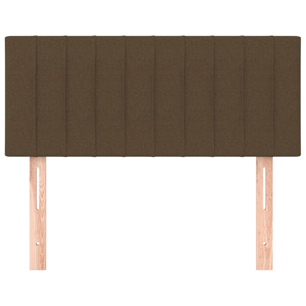 Cabeceira de cama tecido 100x5x78/88 cm castanho