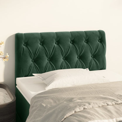 Cabeceira de Cama Paris em Veludo de 80 cm - Verde Escuro - Design Moderno