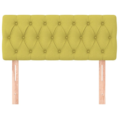 Cabeceira de Cama Paris em Veludo de 90 cm - Verde Mostarda - Design Moderno