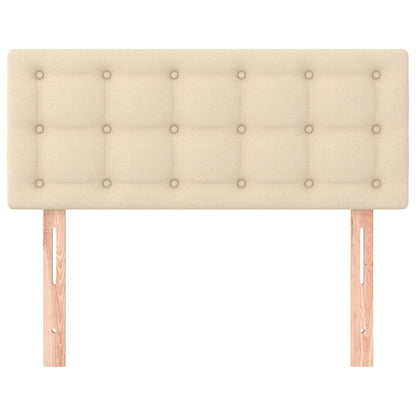 Cabeceira de cama tecido 80x5x78/88 cm creme