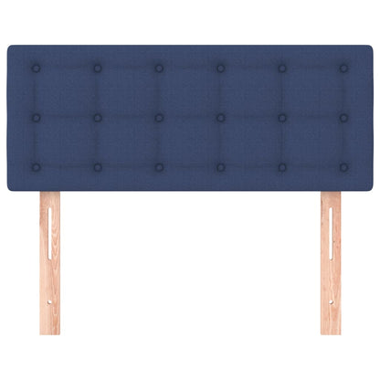 Cabeceira de cama tecido 90x5x78/88 cm azul