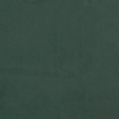 Cabeceira de cama 2 pcs veludo 100x5x78/88 cm verde-escuro